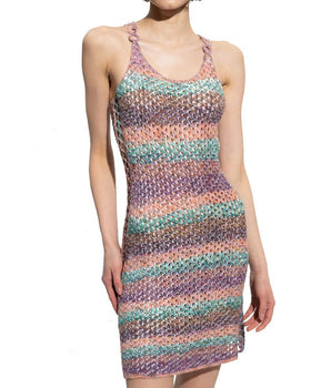 Chloé Multicolor Wool Casual Dress