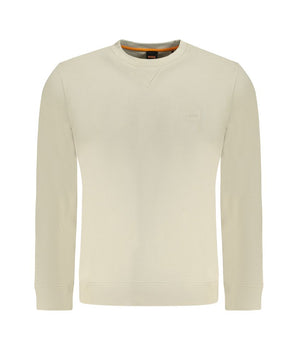 Hugo Boss Beige Cotton Men Sweater