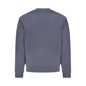 Hugo Boss Blue Cotton Men Sweater
