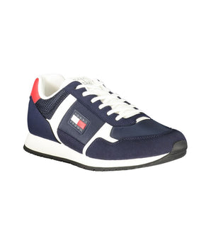 Tommy Hilfiger Blue Polyester Men Sneaker