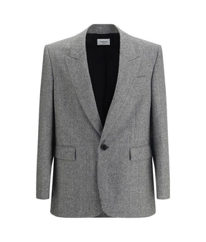 Saint Laurent grey wool clothing