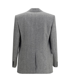 Saint Laurent grey wool clothing