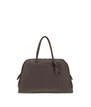 Jacquemus Brown Calf Leather Bos Taurus Handbag