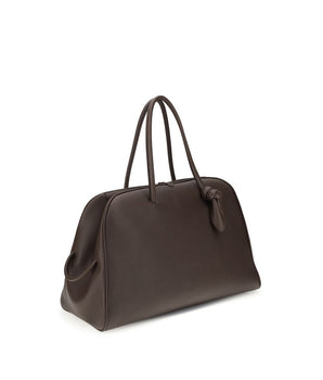 Jacquemus Brown Calf Leather Bos Taurus Handbag
