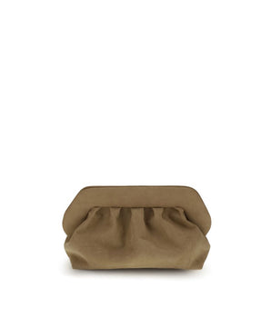 THEMOIRè Beige Other Fibres Clutch Bag