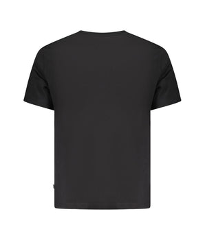 Guess Jeans Black Cotton Men T-Shirt