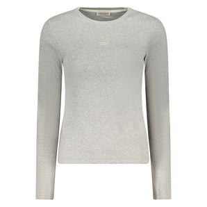Guess Jeans Gray Cotton Women T-Shirt