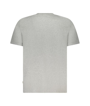 Guess Jeans Gray Cotton Men T-Shirt