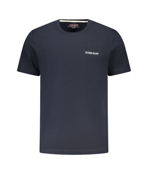 Guess Jeans Blue Cotton Men T-Shirt