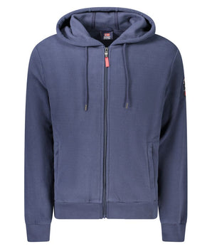 Norway 1963 Blue Polyester Men's Hooded Sweater