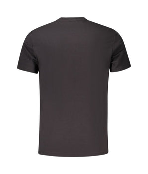 Tommy Hilfiger Black Cotton Men T-Shirt