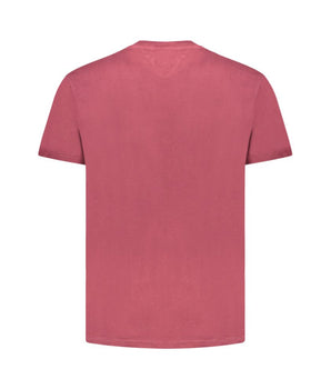 Tommy Hilfiger Red Cotton Men T-Shirt