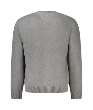 Tommy Hilfiger Gray Cotton Men Sweater