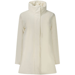 K-WAY White Nylon Jackets & Coat