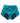 Dolce & Gabbana Aqua Green Satin High-Waist Briefs Underwear