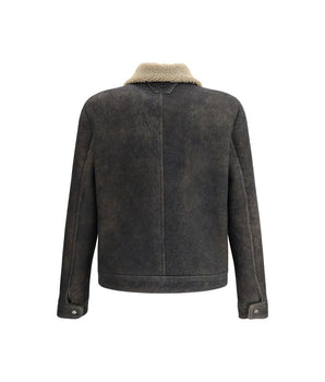 Salvatore Santoro Gray Lamb Ovis Aries Aries Coat