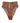 Dolce & Gabbana Brown Sheer Mesh High Waist Briefs Underwear
