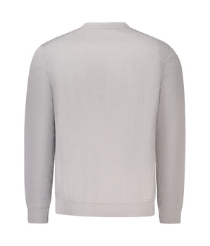 Hugo Boss Gray Cotton Men Sweater