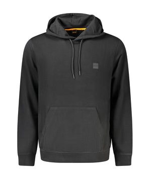 Hugo Boss Black Cotton Men Sweater