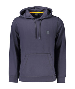 Hugo Boss Blue Cotton Men Sweater