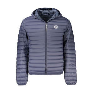 North Sails Blue Polyester Men Jacket