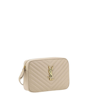 Saint Laurent Beige Calf Leather Bos Taurus Shoulder Bag