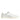 Dolce & Gabbana White Leather Rose Embroidery Low-Top  Shoes
