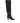 Dolce & Gabbana Black Leather Over-The-Knee DG Boots  Shoes
