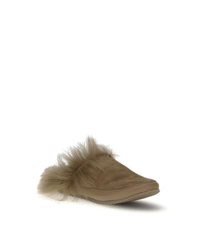 Pedro García Beige Rubber Mules