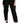 Dolce &amp; Gabbana Black Feather Straight High Waist Pants