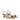 3Juin Beige Leather Flat Sandals