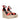 Versace Orange Satin Wedges Sandals