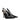 Versace Black Leather High Heel Pumps