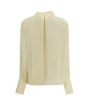 Tom Ford Cream Silk Blouse