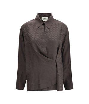 Fendi Silk Jacquard Shirt
