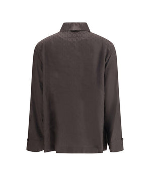 Fendi Silk Jacquard Shirt