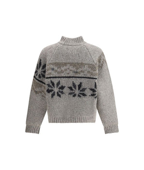 Magliano Gray Alpaca Vicugna Pacos Sweatshirt