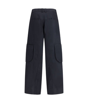 Jacquemus Black Cotton Cargo Pants