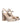 Stuart Weitzman Beige Leather Platform Sandals