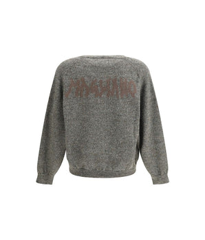 Magliano Gray Wool Cardigan