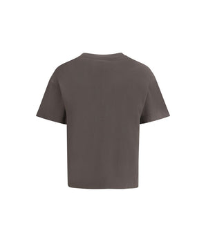 Palm Angels Gray Cotton T-Shirt