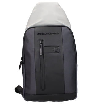 Piquadro Gray Fabric Backpack