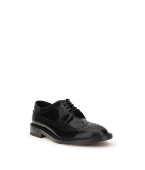 Fratelli Rossetti Black Leather Oxfords And Derbies