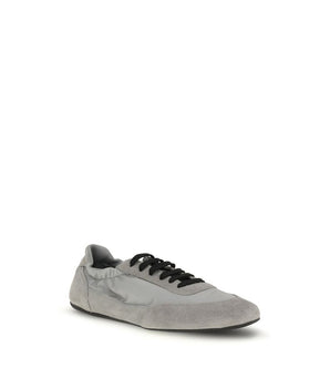 Prada Gray Rubber Athletic Sneakers