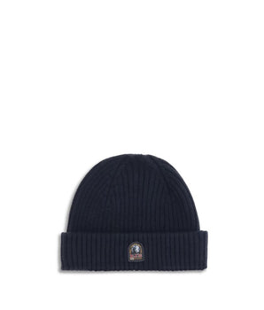 Parajumpers Black Merino Wool Beanie