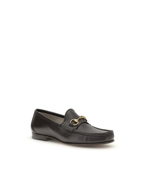 Gucci Brown Calf Leather Bos Taurus Slip-On Loafers