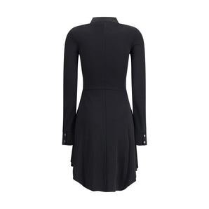 Courrèges Zippered jersey biker Dress