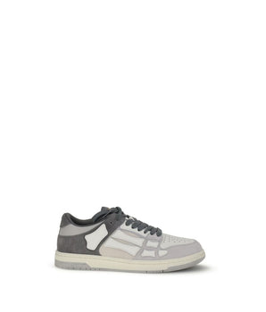 Amiri Gray Calf Leather Boots Taurus Low-Top Sneakers