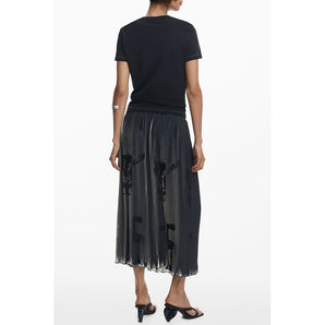 Desigual Black Cotton Women T-Shirt