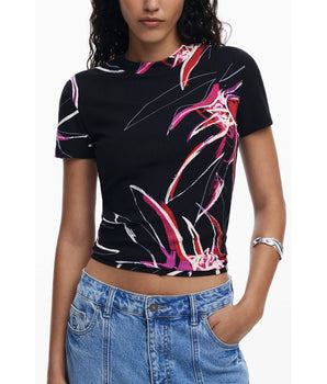 Desigual Black Viscose Women Top